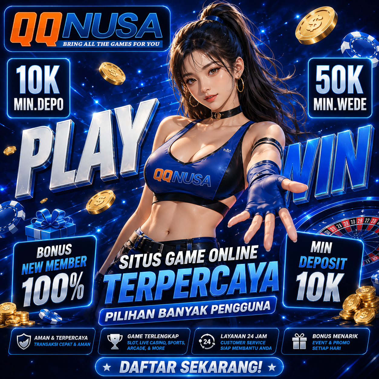 QQNUSASLOT | Login, Daftar & Link Resmi QQNUSASLOT